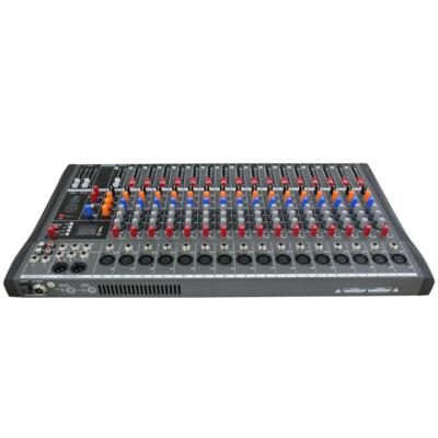Professional 16 Channel Mixing Console with Bluetooth and USB for Live Sound
