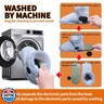 Foot Warmer for Cold Feet, Rechargeable Heated Slippers Women, Graphene Electric Heating Boots Socks Shoes Indoor, Built-in Batteries, Washable,8 Hours Heat, Save Heating Bills(Grey, Standard)