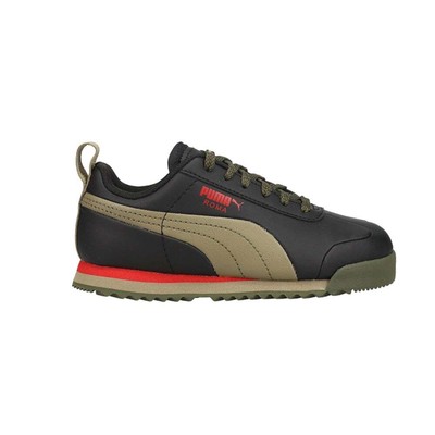 

Черные кроссовки Puma Roma Tipoff Lace Up Youth Boys Повседневная обувь 383572-01, Черный, Puma Roma Tipoff Lace Up Youth