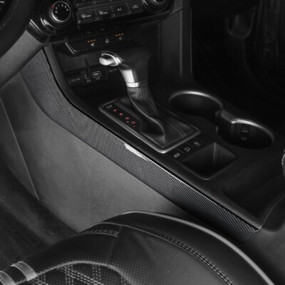 For Kia Sportage 2017-22 Carbon Fiber ABS Gear Shift Both Side Panel Trim Cover