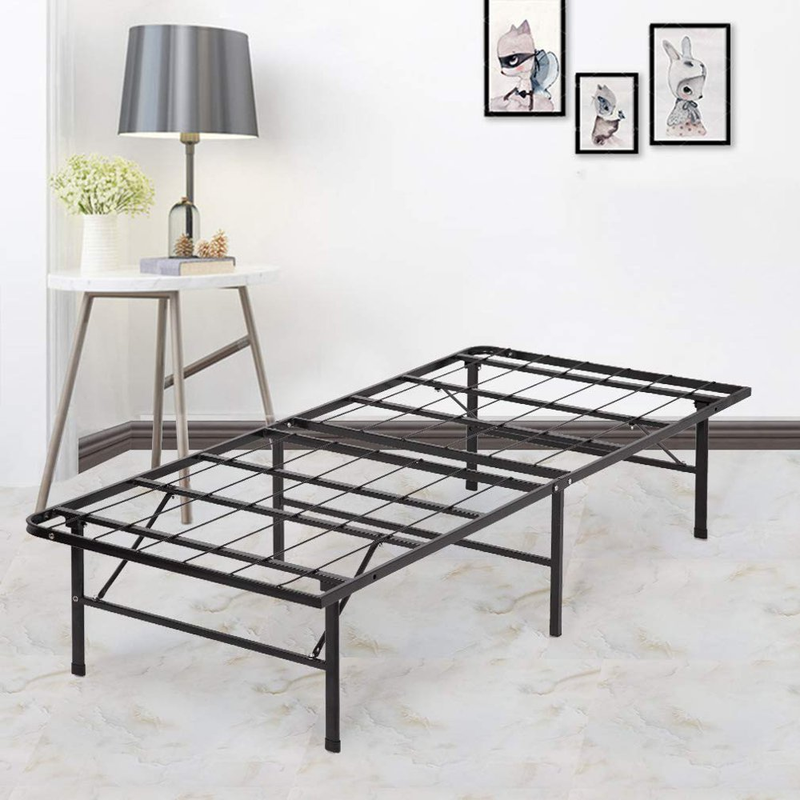 Platform Bed Frame Twin Metal Base Mattress Foundation Heavy Duty Steel Replaces