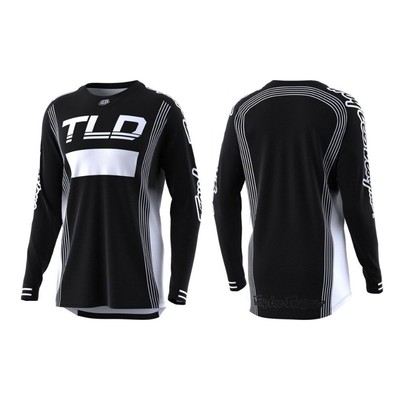 Troy Lee Designs GP Air Rythem Mens Motocross Jersey-Black-Large