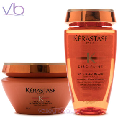 Kérastase Bain Oleo-Relax & Masque Oleo KERASTASE Discipline Mask and Bain Oleo Relax Set, Retail size