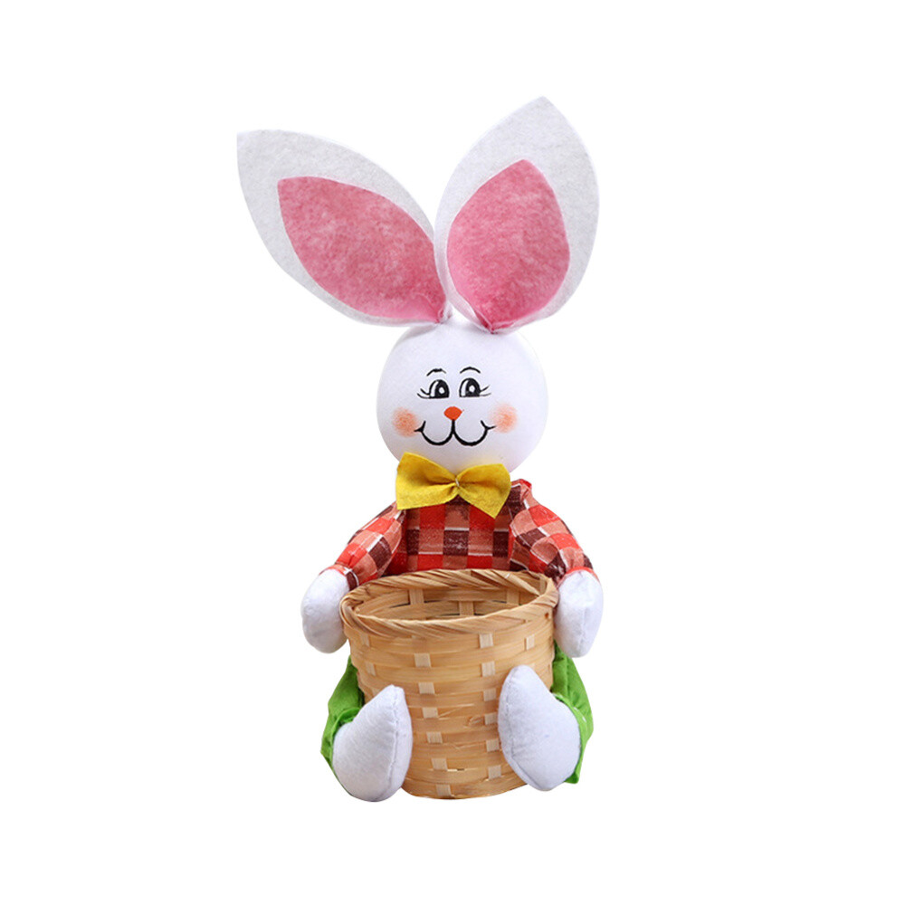 1pc Candy Storage Basket Cartoon Bunny Portable Candy Container