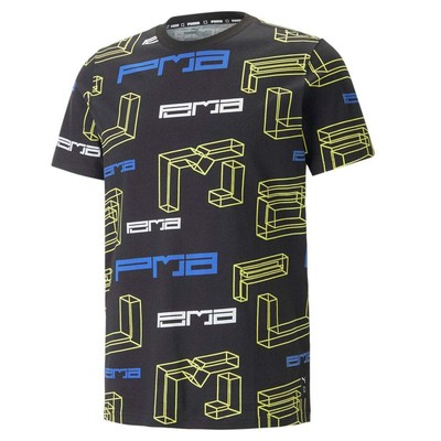 

Puma Breakaway Graphic Crew Neck Футболка с коротким рукавом Мужские черные повседневные топы 538, Черный, Puma Breakaway Graphic Crew Neck Short Sleeve T-Shirt