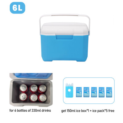 Cooler Cool Box With Heavy Duty Handles Portable Cooler Outdoor Picnic Fishing 