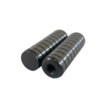 Jergens 22702 Steel Wheel Handle 1/4-20 Thread 3'' Length (2 Pack)