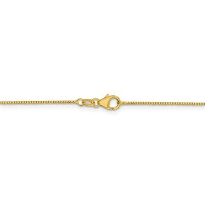 Pre-owned Superdealsforeverything 18k 24 Inch .7mm Box With Lobster Clasp Chain; 24 Inch; Lobster Clasp In Yellow
