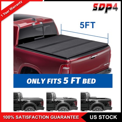 For 2004-2013 Colorado/Canyon 5ft 60'' Short Bed Hard Lock 3Fold Tonneau Cover