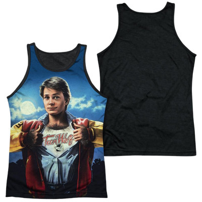 Teen Wolf Poster Sub Men's Black Back Tank