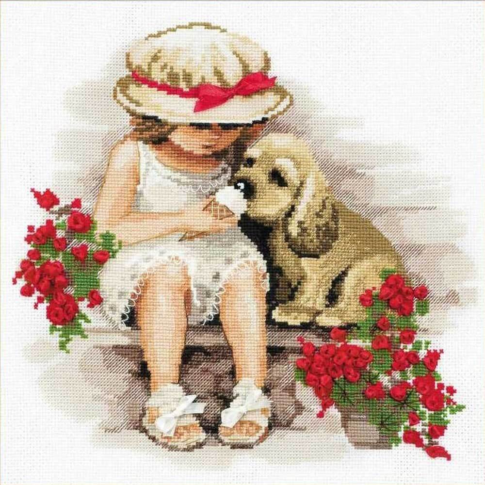 Riolis counted cross stitch Kit Sweet Tooth, DIY