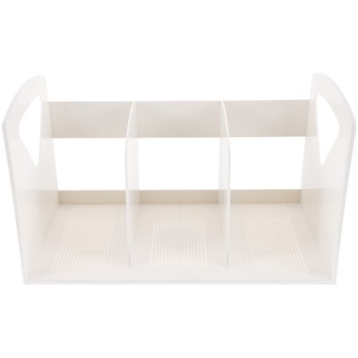  White Display Shelf Bookcase Shelves Magazine Simple Office