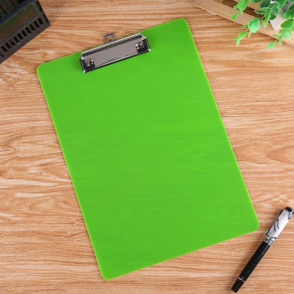 A4 Clear Clipboard Clip Board Clamp File Holder Clear Pocket School