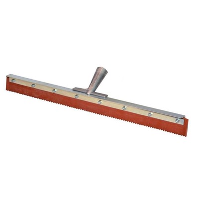 Bon Tool Micro Topping Floor Squeegee 24''L Rubber V-notched Concrete Accessory