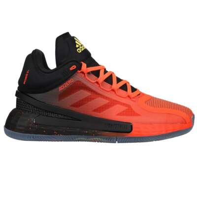 

adidas FY9997 Мужские баскетбольные кроссовки D Rose 11 Повседневная обувь - черный, оранжевый, Black;orange, adidas D Rose 11