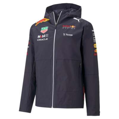 

Puma Rbr Team Full Zip Jacket Мужские синие пальто Куртки Верхняя одежда 76326101, Синий, Puma Rbr Team Full Zip Jacket