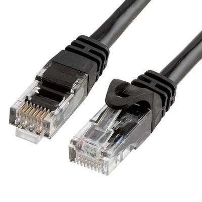 5FT Cat6 Ethernet Cable UTP LAN Network Patch Cord RJ45 Cat 6 Cable - Black