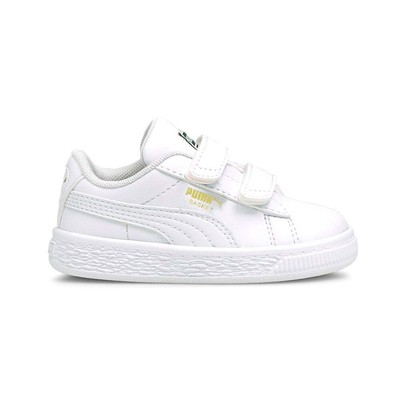 

Puma Basket Classic Xxi Slip On Toddler Boys Белые кроссовки Повседневная обувь 380572, Белый, Puma Basket Classic Xxi Slip On Toddler