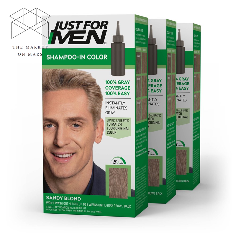 Just For Men Shampoo-in Hair Dye for Men, H-10 Sandy Blond, 