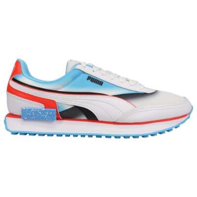 

Мужские белые кроссовки Puma Future Rider Airbrush Повседневная обувь 382758-01, Белый, Puma Future Rider Airbrush