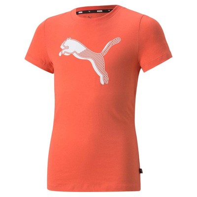 

Футболка с круглым вырезом и короткими рукавами Puma Power с графическим принтом, розовые повседневные топы для девочек-подростков 6, Розовый, Puma Power Graphic Crew Neck Short Sleeve T-Shirt Youth