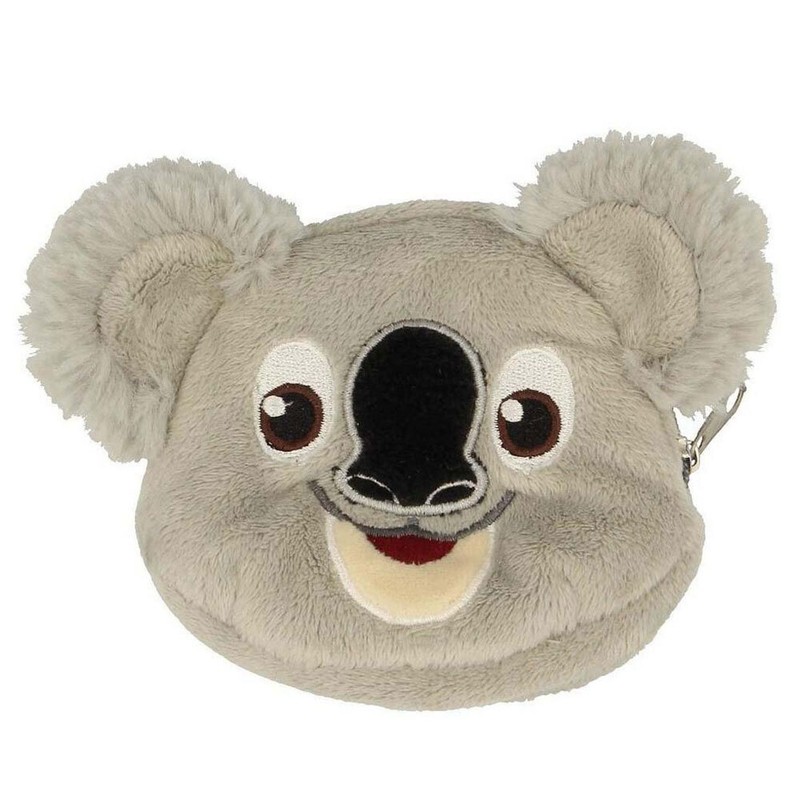 Australiana Koala Soft Purse Coin Money 13cm Animals w/ Zipper