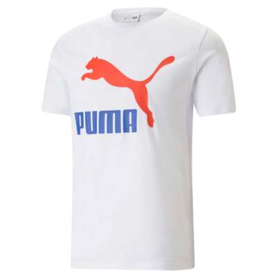 

Puma Classics Logo Футболка с круглым вырезом и короткими рукавами Мужские белые повседневные топы 53806902, Белый, Puma Classics Logo Crew Neck Short Sleeve TShirt