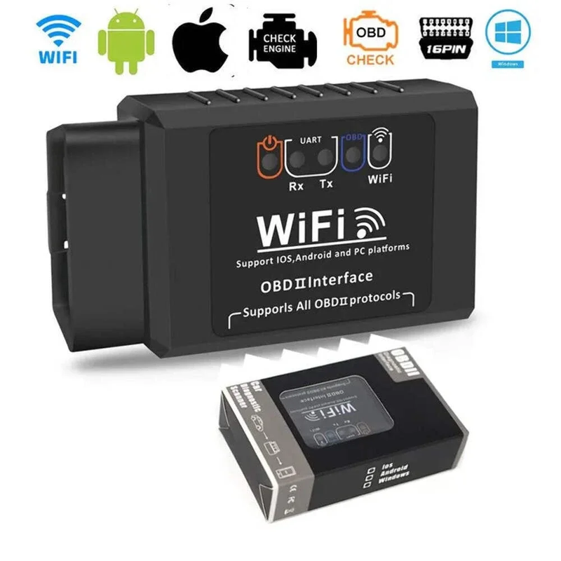 Scanner Auto OBD2 WiFi ELM327 V2.1 Scanner Diagnostico Universale Errori