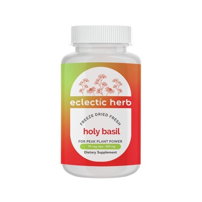 Eclectic Herb Holy Basil, сублимированная сублимация, 90 капсул