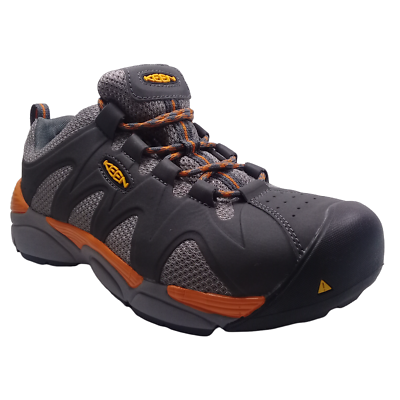 Keen Men s NEW Water Resistant Utility San Antonio Aluminum Toe Gray Sneakers