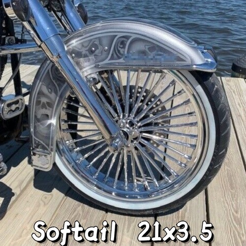 21x3.5 36 Fat Spoke Front Wheel Rim for Harley Softail Heritage 00
