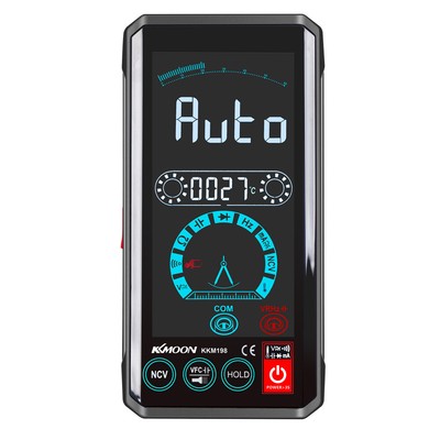 KKmoon KKM198 4.4 Inch Color Touching Screen Intelligent Digital Multimeter N5J1