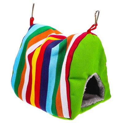  Cloth Bird Hammock Parrot Sleeping Nest Fluffy Birds Hideaway