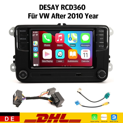 DS RCD360 RCD330 German Autoradio Stereo Carplay für After 2010 VW Golf Passat
