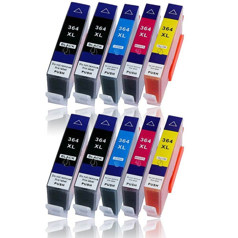 10x Druckerpatronen FÃ¼R Hp Photosmart 5510 5514 5515 5520 5522 5524 5525 6510