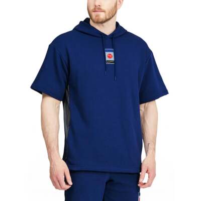 

Puma Decor8 Толстовка с коротким рукавом мужская синяя повседневная верхняя одежда 531086-12, Синий