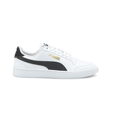 Молодежные белые кроссовки Puma Shuffle на шнуровке для мальчиков Повседневная обувь 375688-02