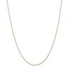 Pre-owned Skyjewelers Real 14kt Rose Gold 1.15mm Carded Cable Rope Chain; 24 Inch In Pink