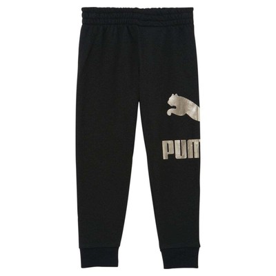 Puma Hoops Hooks Joggers Youth Boys Черные повседневные спортивные штаны 858352-01