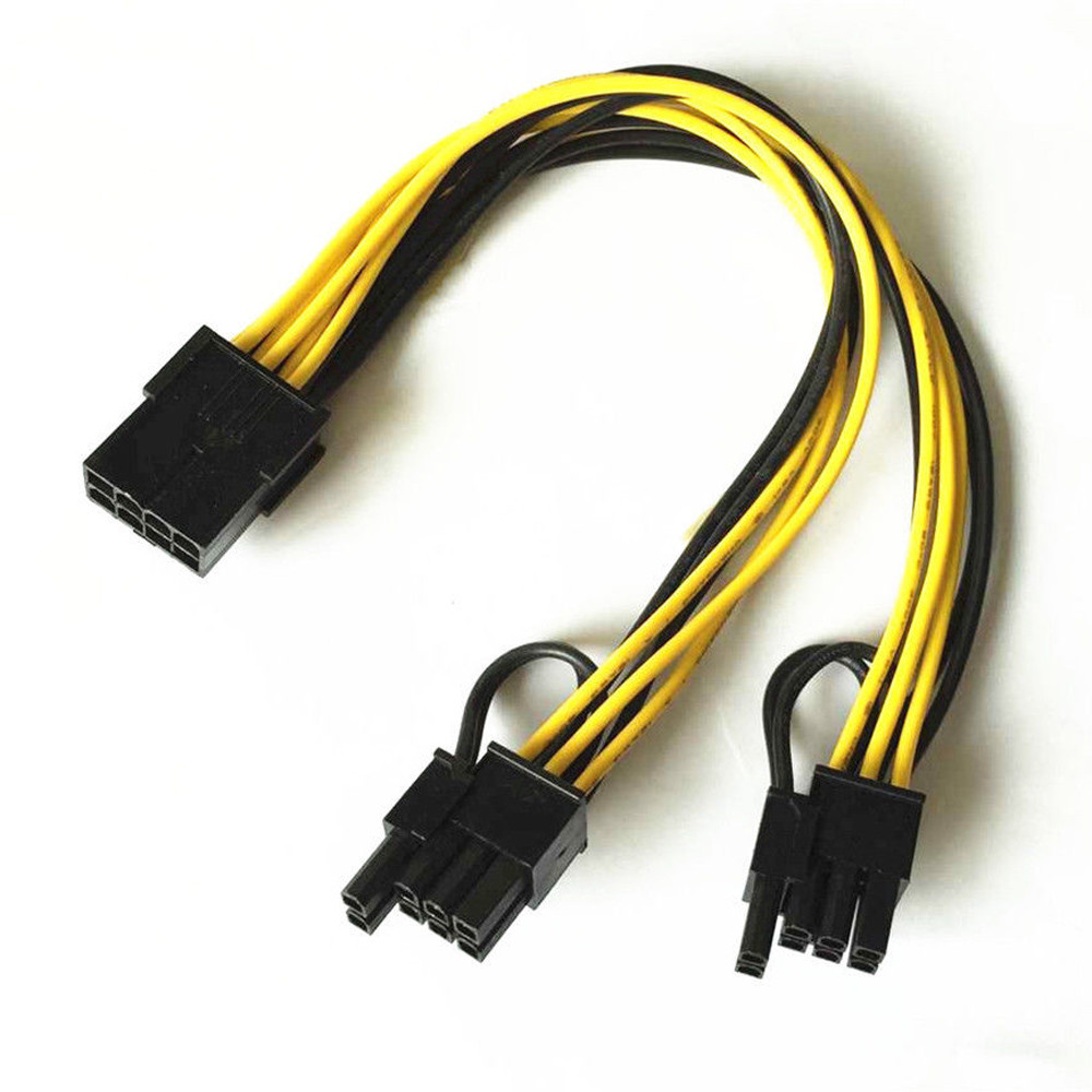 6 Pin Female to 6 Pin Male PCI Express Video Card Power Adapter Cable