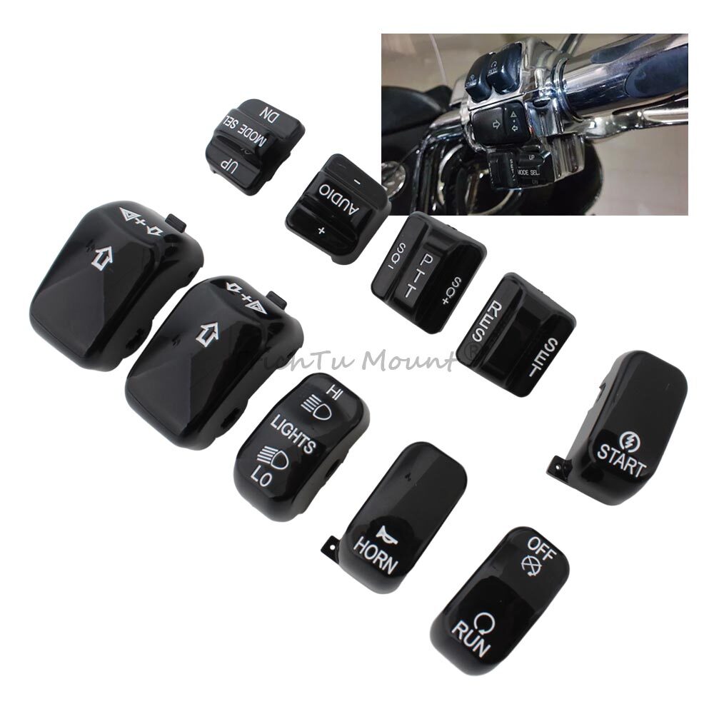 Handle Bar Control Switch Housing Caps For Harley Touring FLHTCU/ FLHTK 1996-13