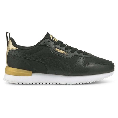 

Puma R78 Metallic Pop Женские Черные Кроссовки Спортивная Обувь 381070-01, Черный, Puma R78 Metallic Pop