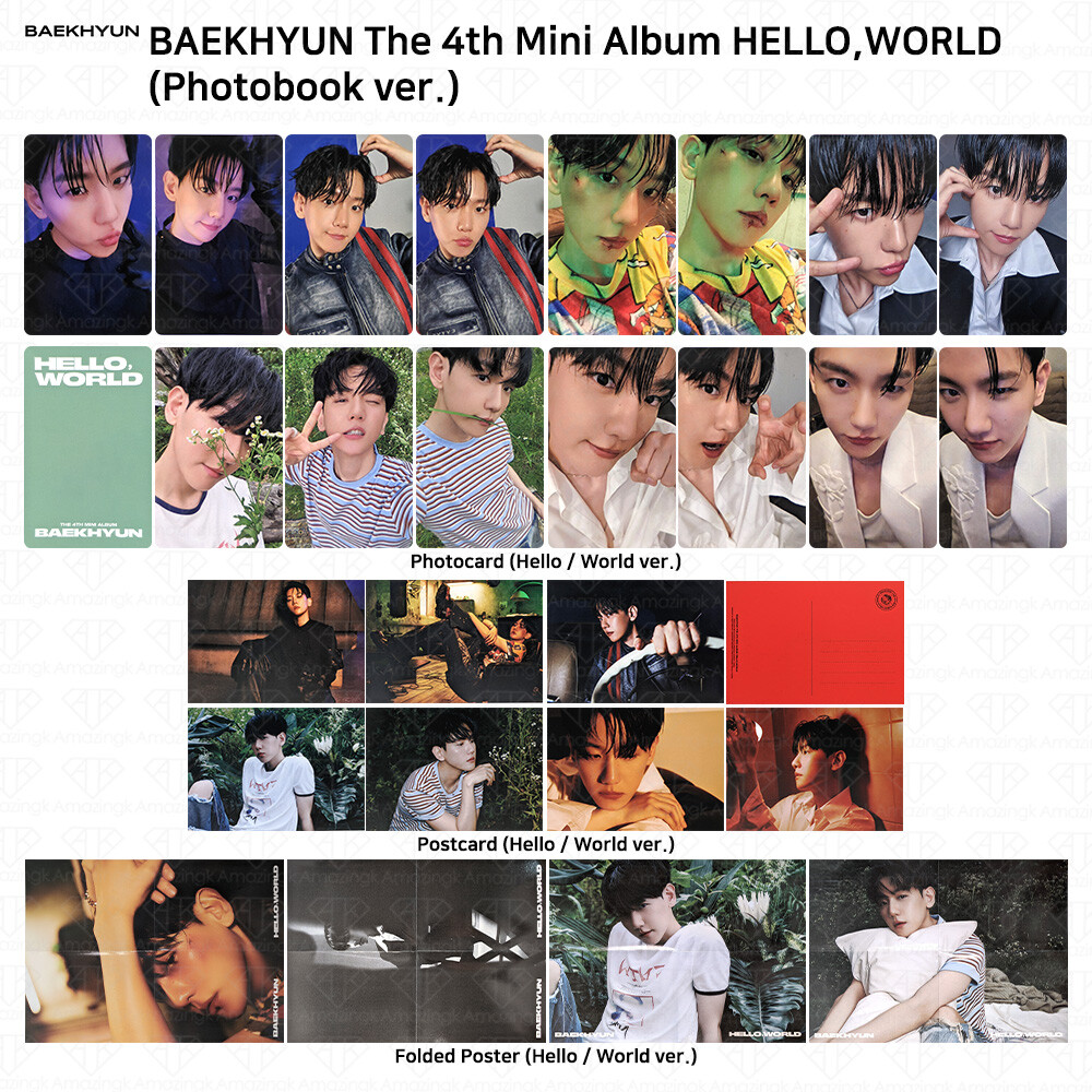 BAEKHYUN EXO Hello, World 4th Mini Album World Ver