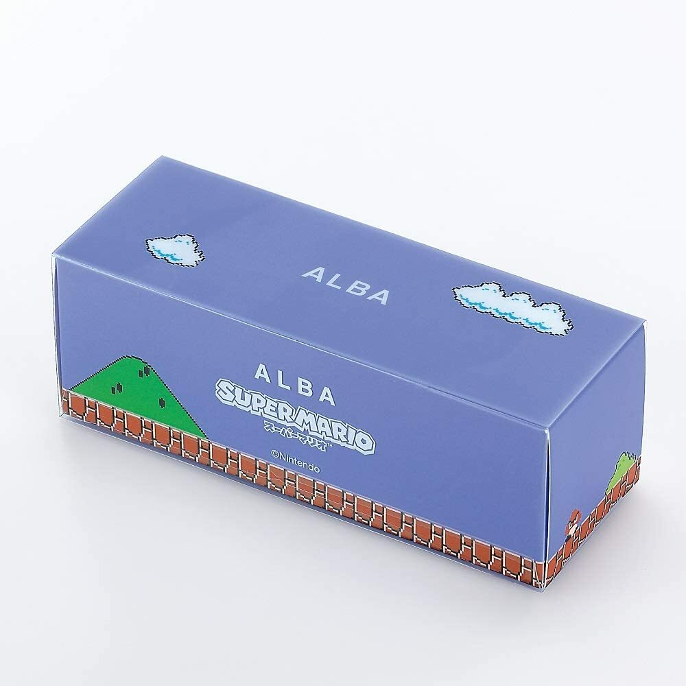 Pre-owned Alba Seiko  Acck711 Super Mario Bros. Limited Quartz Watch Gold Nes Famicom