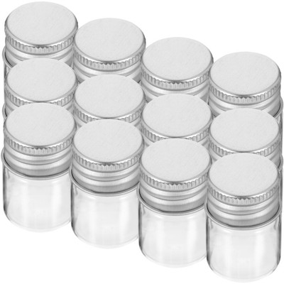 12 PCS Glass Yogurt Container Clear Glass Jars Small Glass Jar