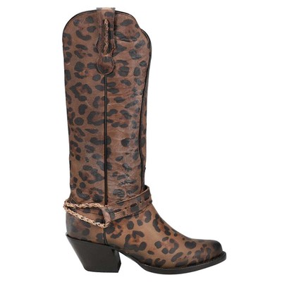 

Tony Lama Leti Cheetah Ковбойские женские повседневные ботинки с круглым носком, размер 9 B, VF3058, Коричневый, Tony Lama Leti Cheetah Round Toe Cowboy