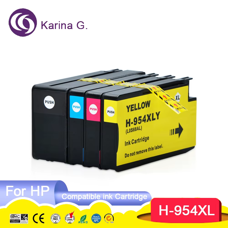 954 958 XL 954XL 958XL Premium Compatible Color Inkjet Ink Cartridge for 954 95