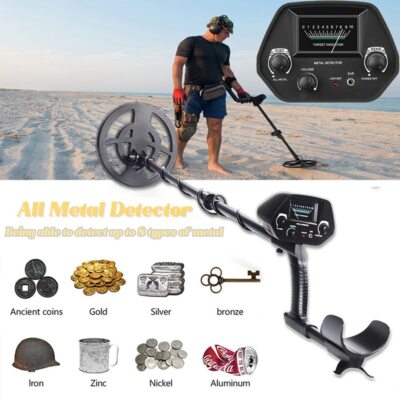 US Deep Ground Metal Detector For Adults Underwater Beach Yard Waterproof Seeker