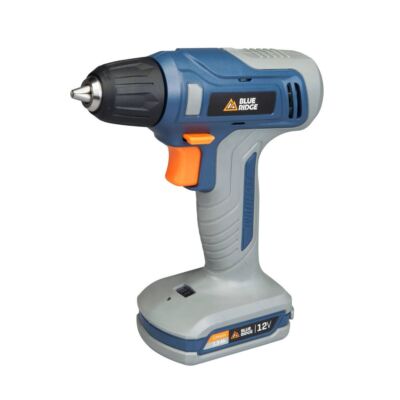 Blue Ridge Tools 12V MAX Перезаряжаемая дрель со светодиодной подсветкой для хранения магнитного долота