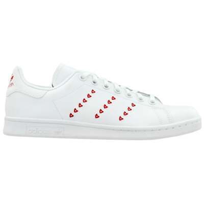 Adidas Stan Smith Молодежные девушки Белые кроссовки Повседневная обувь EG6495